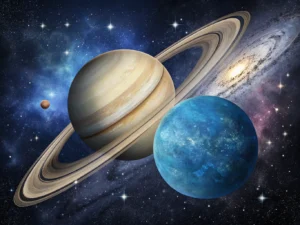 Saturno en conjunción con Neptuno
