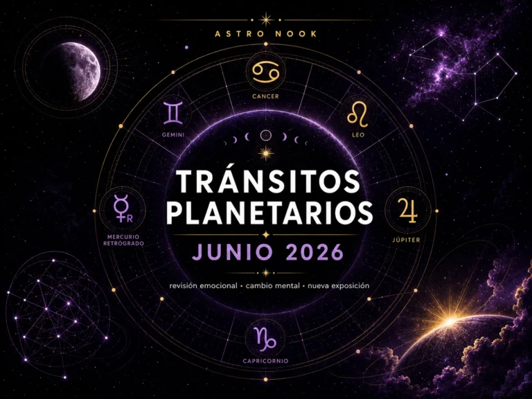Tránsitos planetarios junio 2026