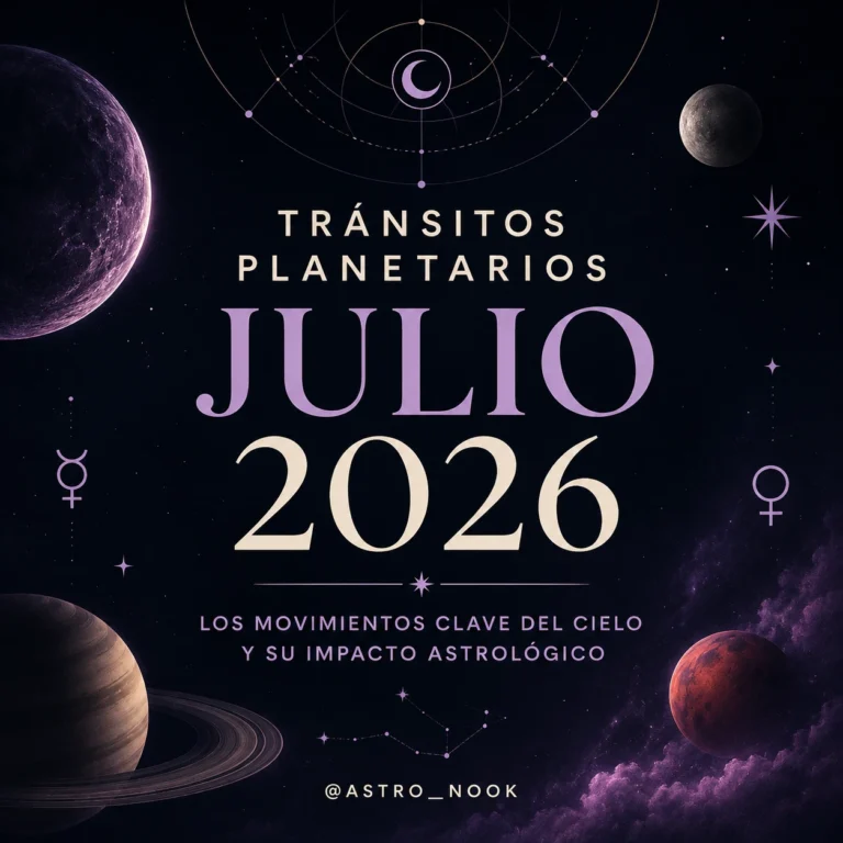 Tránsitos Planetarios Julio 2026